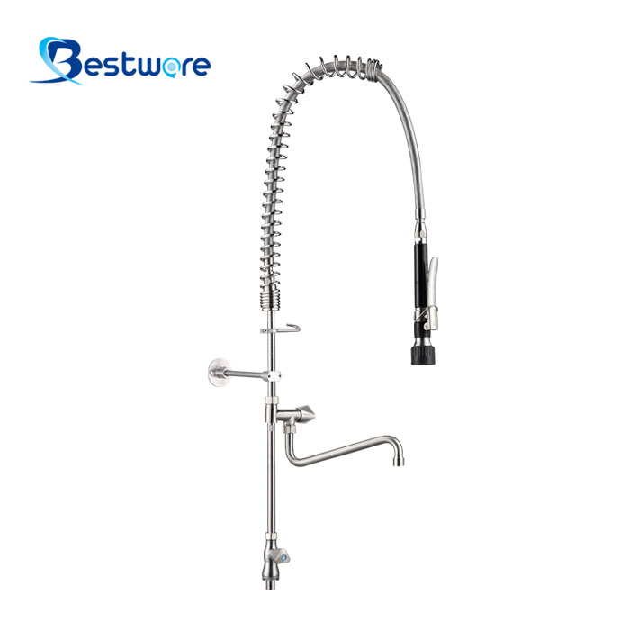 European Standard Style Single Cold Pre Rinse Faucet - Single Hole Deck Mount