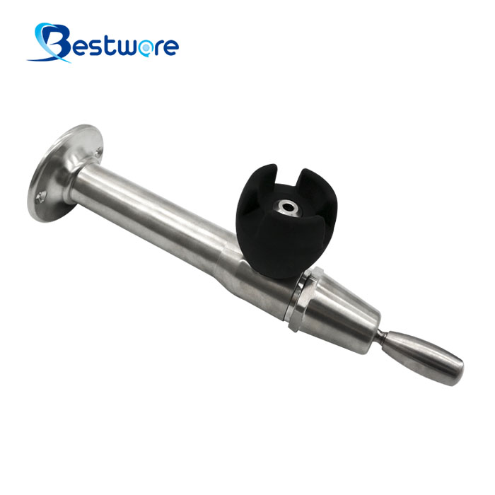 Manual Style Food-Grade Stainless Steel Drinking Bubbler Tap - Wall Mount