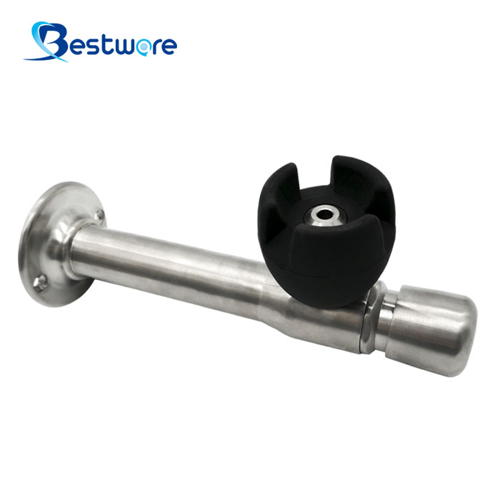 Manual Style Food-Grade Stainless Steel Drinking Bubbler Tap - Wall Mount