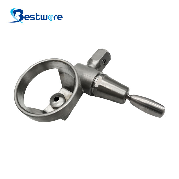 Manual Style Food-Grade Stainless Steel Drinking Bubbler Tap - Wall Mount