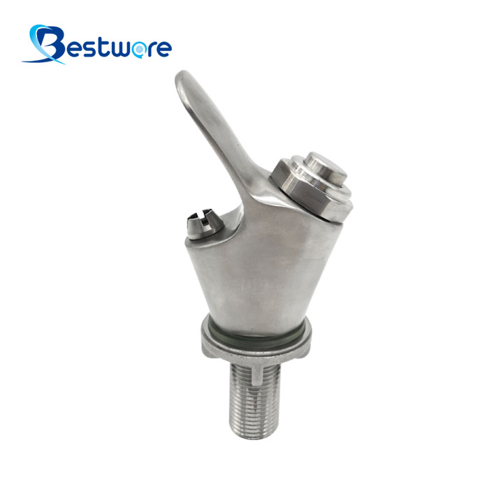 Manual Style Food-Grade Stainless Steel Drinking Bubbler Tap - Deck Mount