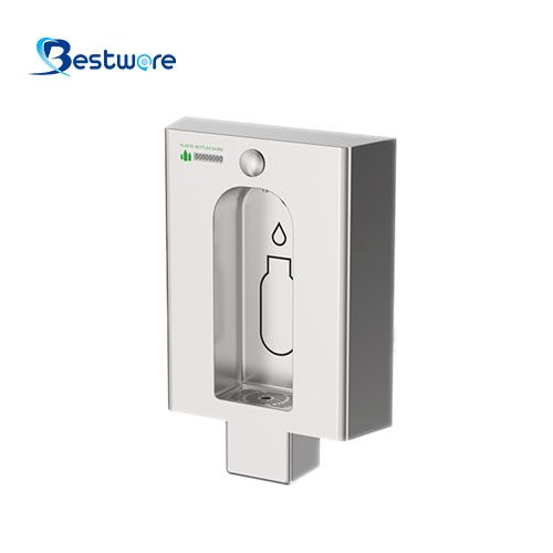 Manual Food-Grade Stainless Steel Drinking Fountain -  Wall Mount