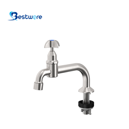 Stainless Steel Single-spout Laboratory Faucet - Deck Mount