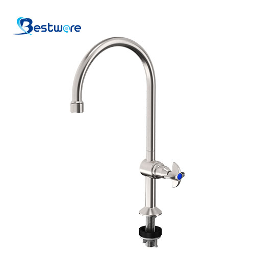 Stainless Steel Single-spout Laboratory Faucet - Deck Mount