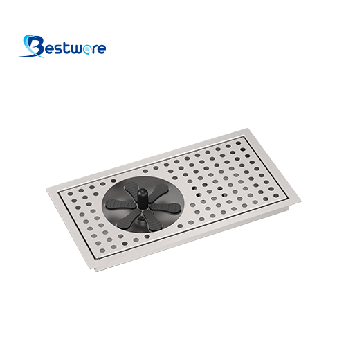 Stainless Steel Glass Rinser - Deck Mount