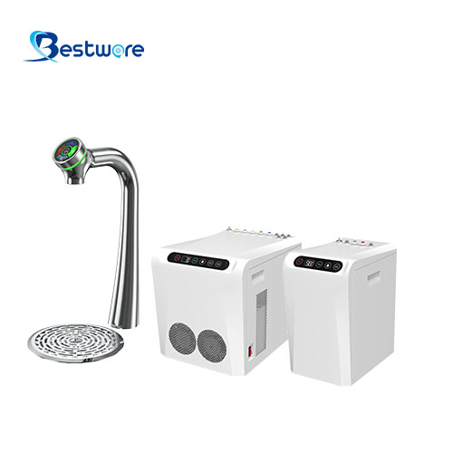 4 in 1 Commercial Sparkling Water Dispenser without RO filtration - Undercounter