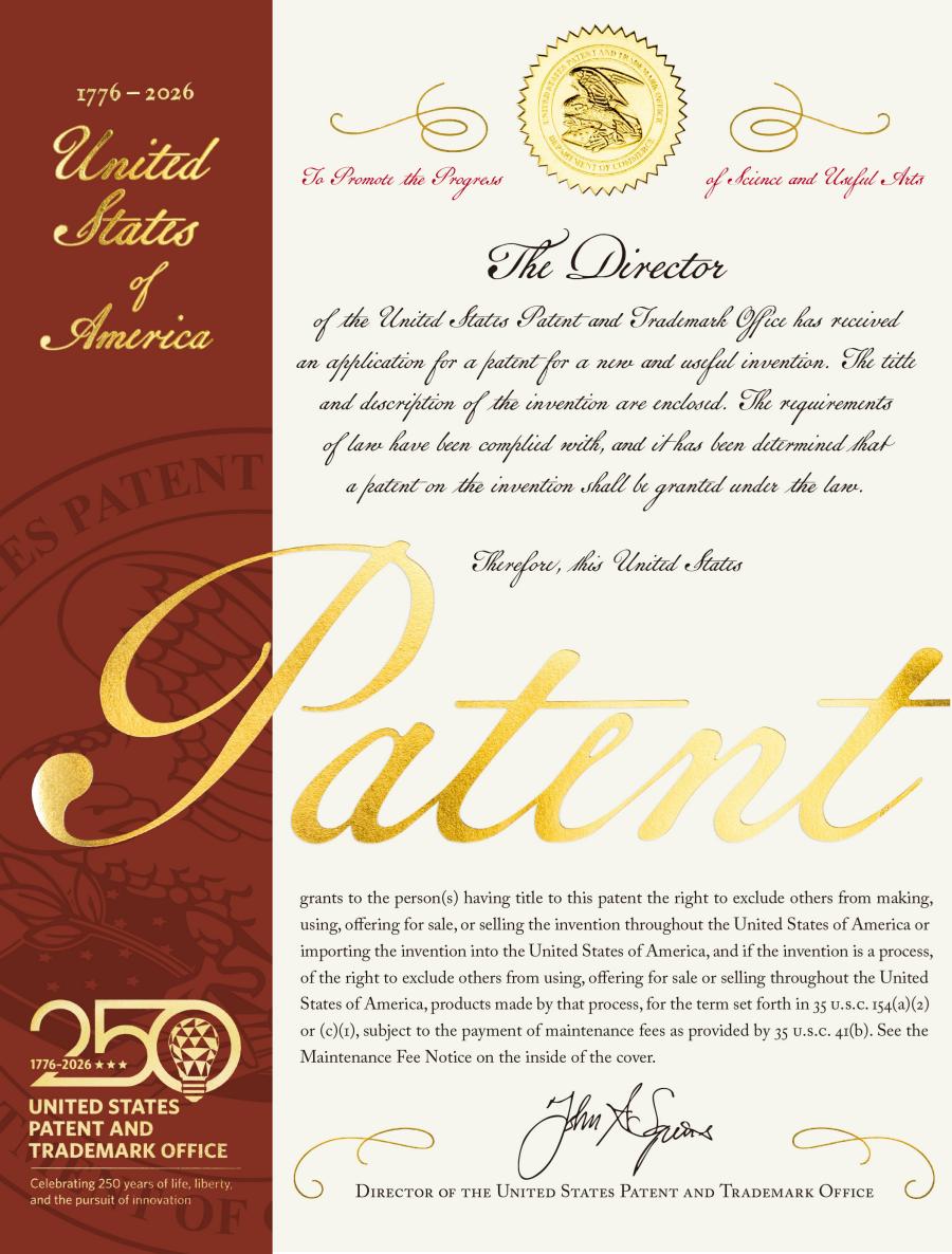 U.S. Patented Spray Valve